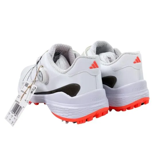 adidas ZG23 BOA Lightstrike Golf Shoes White/Orange/Black Mens Size 11 GY9716