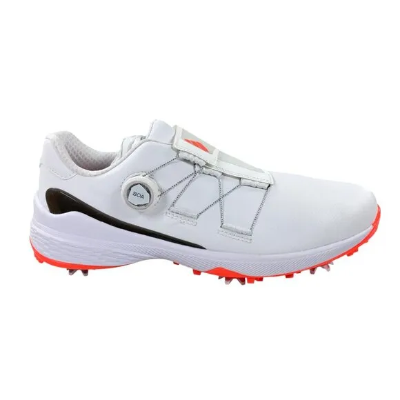 adidas ZG23 BOA Lightstrike Golf Shoes White/Orange/Black Mens Size 11 GY9716