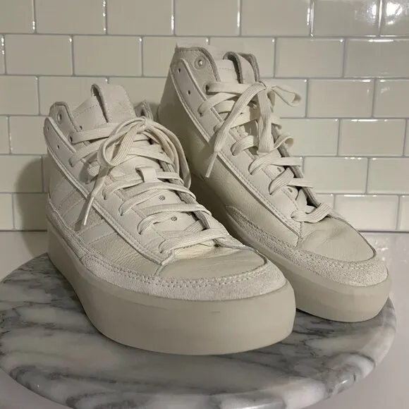 Adidas ZNSORED Hi Shoes Off White /Off White, mens size 7