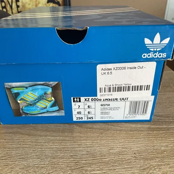 Adidas ZX 0006 Inside Out Tennis Shoes Youth size 7 Women’s size 8.5