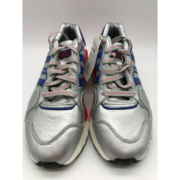 adidas ZX930 EQT Micropacer Men's Shoes Silver/Blue/Red EF5558 6.5 NWT