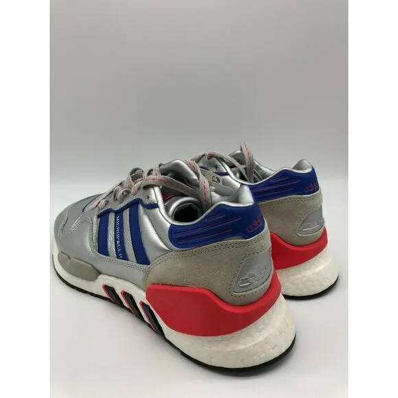 adidas ZX930 EQT Micropacer Men's Shoes Silver/Blue/Red EF5558 6.5 NWT