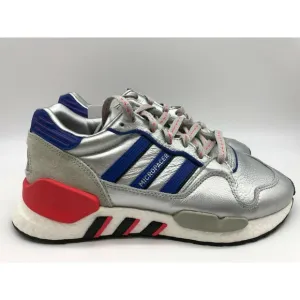 adidas ZX930 EQT Micropacer Men's Shoes Silver/Blue/Red EF5558 6.5 NWT