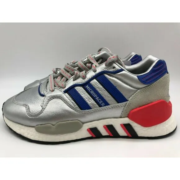 adidas ZX930 EQT Micropacer Men's Shoes Silver/Blue/Red EF5558 6.5 NWT