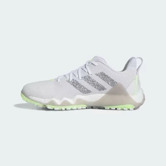Adidas Codechaos 22 IF1041 Golf Shoes Men's US 15 White Spikeless Low Top SUN60