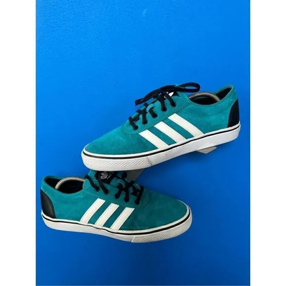 adidas Eldridge Sneaker Mens 10 Blue Skateboarding Shoes Low Top 029002 Athletic