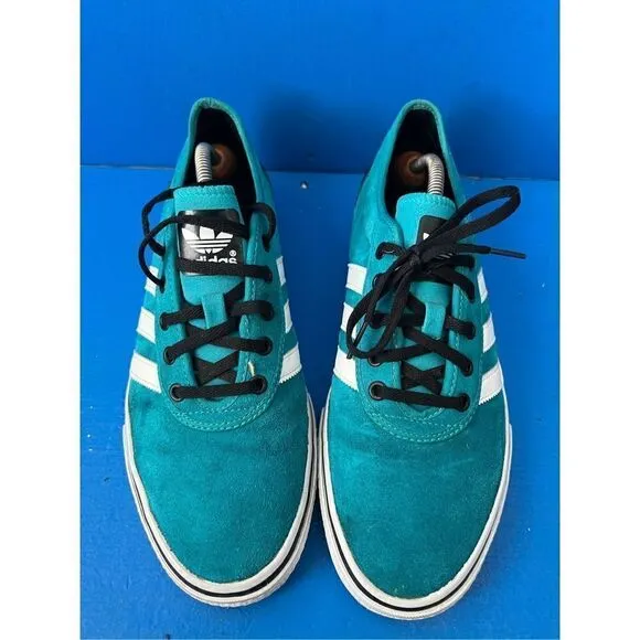 adidas Eldridge Sneaker Mens 10 Blue Skateboarding Shoes Low Top 029002 Athletic
