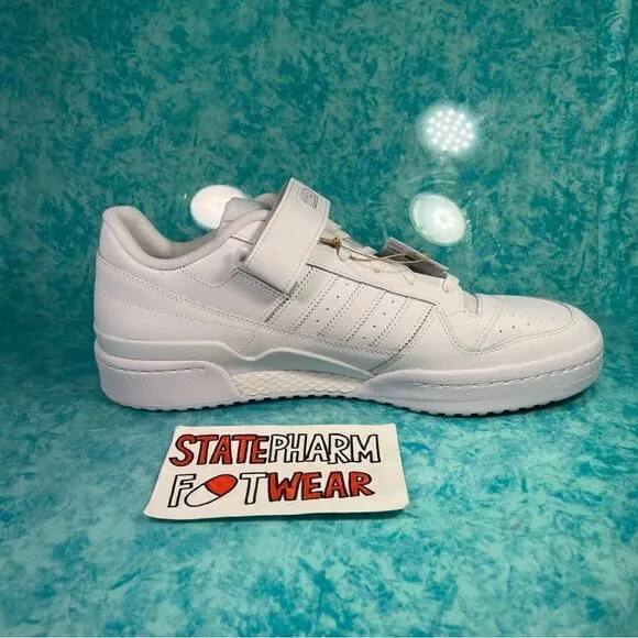 Adidas Forum Low White Men's Retro Leather Low Top Shoes Sneakers