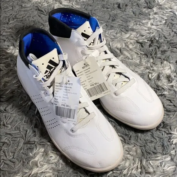 Adidas high top sample white Sneakers Size 9 NWT never resist rare sneaker