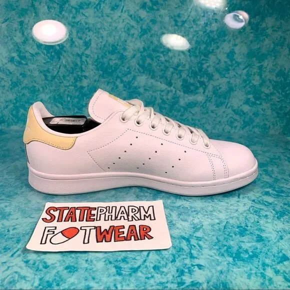 Adidas Stan Smith 'Easy Yellow' Men’s Leather Low Top Shoes
