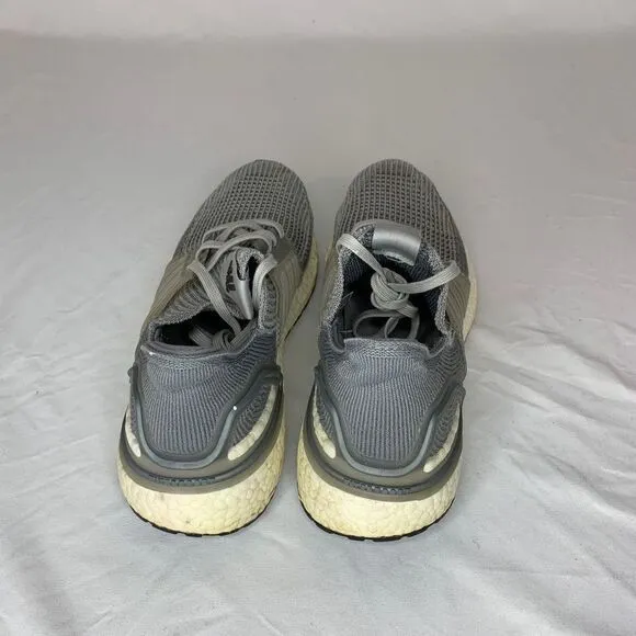 Adidas UltraBoost 19 Women's Size 9 Gray‎ Low Top Running Sneakers Shoes EF8847