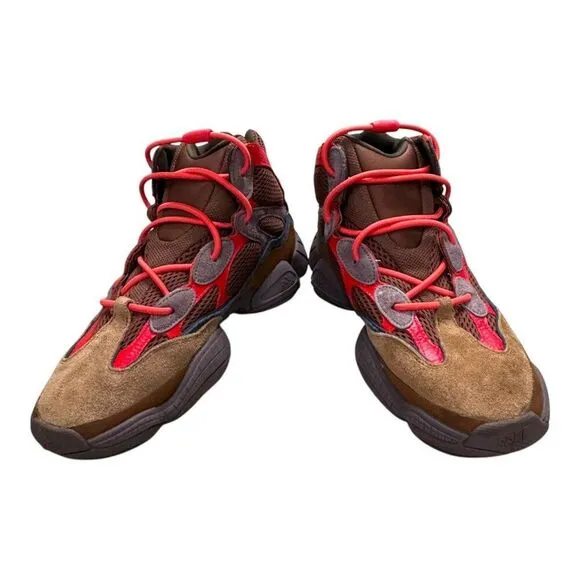 Adidas Yeezy 500 High Kanye West Sumac Brown Blue Red 350 V2 Gw2874 13 W/ Box