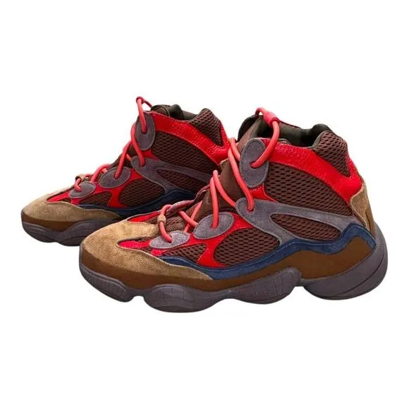 Adidas Yeezy 500 High Kanye West Sumac Brown Blue Red 350 V2 Gw2874 13 W/ Box