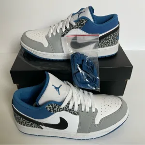 Air Jordan 1 Low SE True Blue Mens Size 8 Basketball Sneakers Shoes