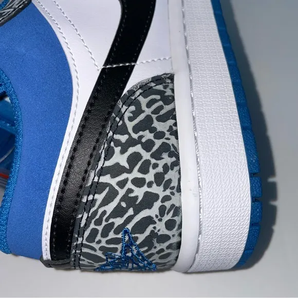 Air Jordan 1 Low SE True Blue Mens Size 8 Basketball Sneakers Shoes