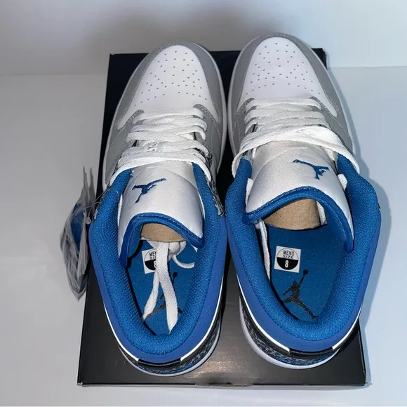 Air Jordan 1 Low SE True Blue Mens Size 8 Basketball Sneakers Shoes