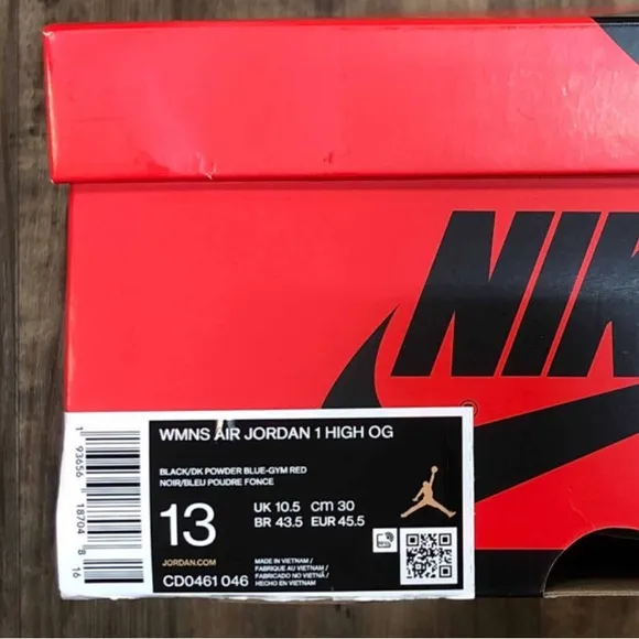 Air Jordan 1 Retro, Mens size 11.5, (New) Og all