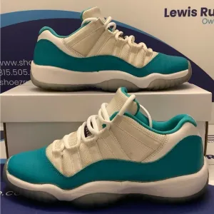 Air Jordan 11 Low Aqua Safari Kids Size 6.5y