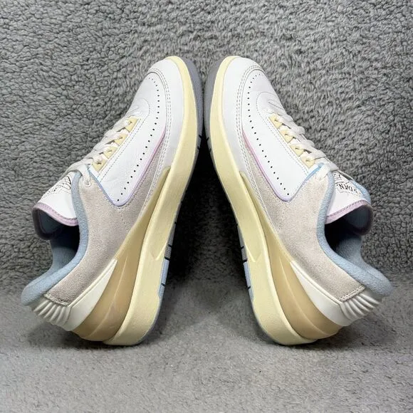 Air Jordan 2 Low Look Up In The Air Low Womens Size 9 Shoes Summit White Blue