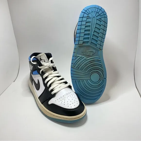 Air Jordan, Mid 1 (University).  Women's size 12