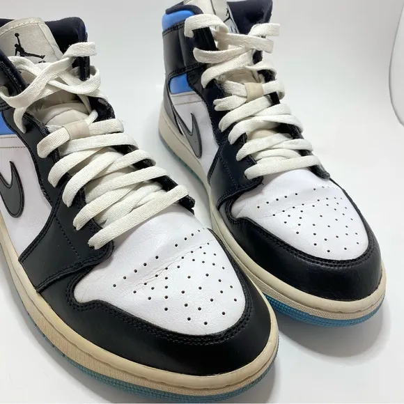 Air Jordan, Mid 1 (University).  Women's size 12