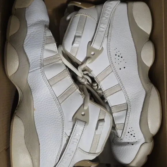 Air Jordan Six Rings GG Size 7Y White/Sand 323399-107 With Box Youth Basketball
