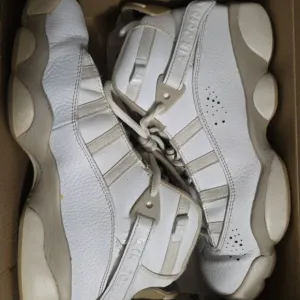 Air Jordan Six Rings GG Size 7Y White/Sand 323399-107 With Box Youth Basketball