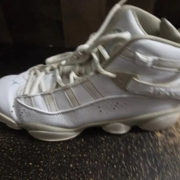 Air Jordan Six Rings GG Size 7Y White/Sand 323399-107 With Box Youth Basketball