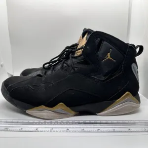 Air Jordan True Flight Basketball Shoes Black Gold Athletic Sneakers Size 11