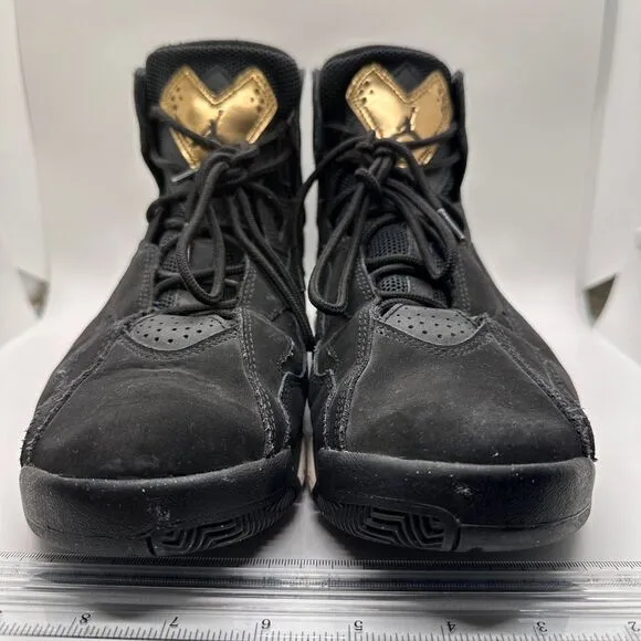 Air Jordan True Flight Basketball Shoes Black Gold Athletic Sneakers Size 11