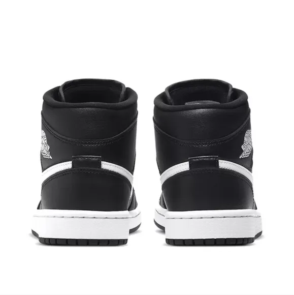 Air Jordan Wmns Air Jordan 1 Mid Black White BQ6472-011 Authenticity Guaranteed