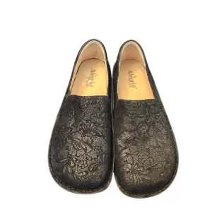 Alegria Debra Black Sprigs Clog Shoes Size 11