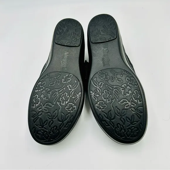Alegria shoes Lauryn clogs leather clogs metallic like new blue women size EU 38