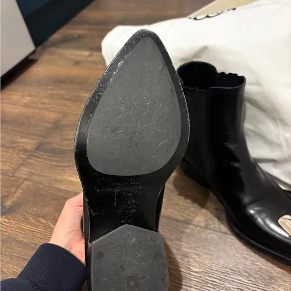 Alexander McQueen Black Leather Men's Shoes