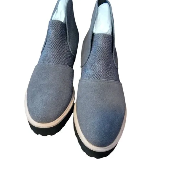 All Black Womens Nu Banded Gray Ankle Boots Shoes 36.5 Medium