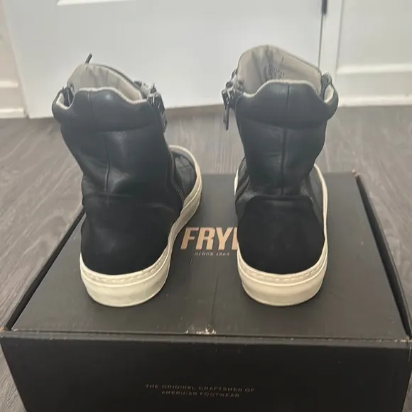 All Saints Black High-Top Men's Sneakers
