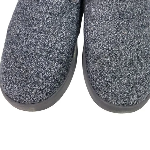 Allbirds Lounger Grey Flat Loafer Wool Round Toe Slip On Washable Comfort Size 7