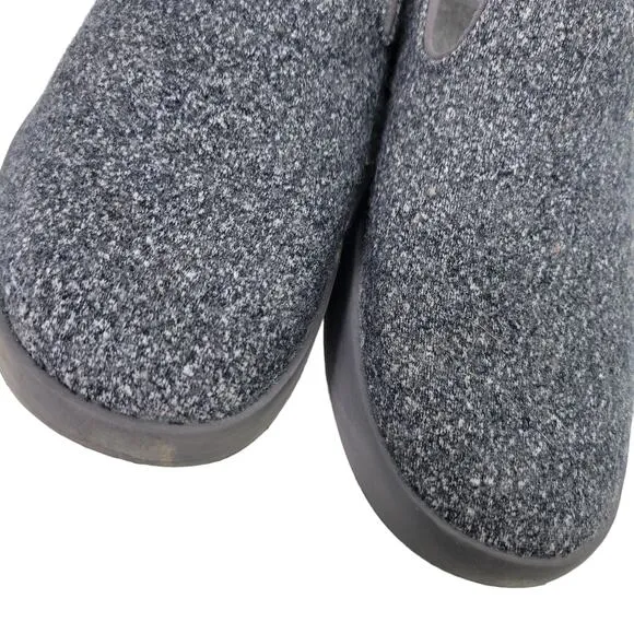 Allbirds Lounger Grey Flat Loafer Wool Round Toe Slip On Washable Comfort Size 7