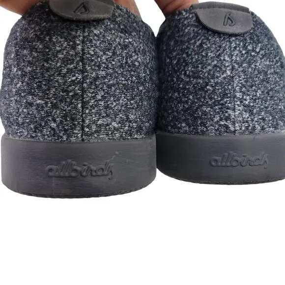 Allbirds Lounger Grey Flat Loafer Wool Round Toe Slip On Washable Comfort Size 7