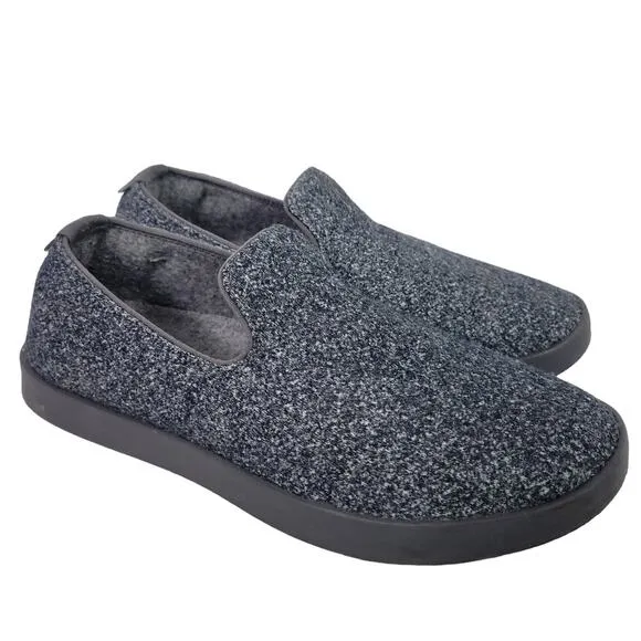 Allbirds Lounger Grey Flat Loafer Wool Round Toe Slip On Washable Comfort Size 7