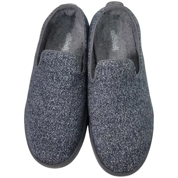 Allbirds Lounger Grey Flat Loafer Wool Round Toe Slip On Washable Comfort Size 7