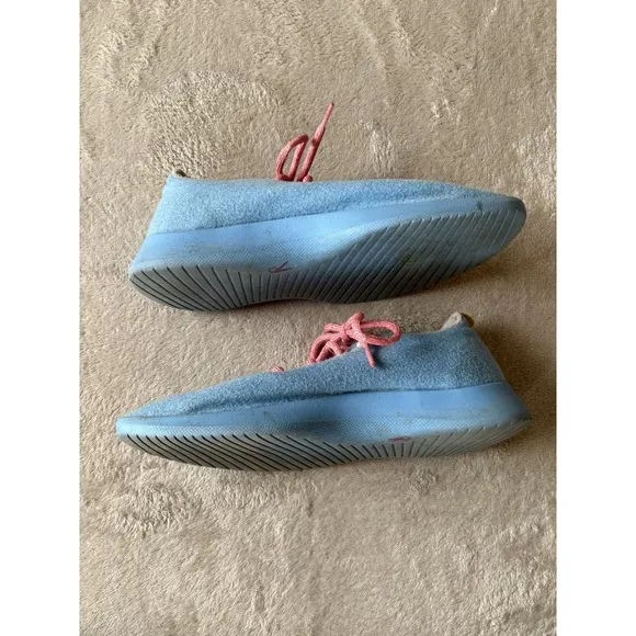 Allbirds Men's Size 9M Wool Runners Light Blue Special‎ Edition Lace Up Shoes