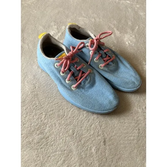 Allbirds Men's Size 9M Wool Runners Light Blue Special‎ Edition Lace Up Shoes
