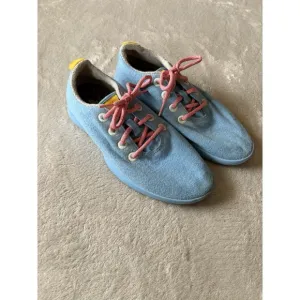 Allbirds Men's Size 9M Wool Runners Light Blue Special‎ Edition Lace Up Shoes