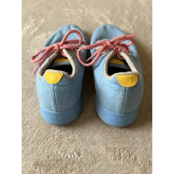 Allbirds Men's Size 9M Wool Runners Light Blue Special‎ Edition Lace Up Shoes