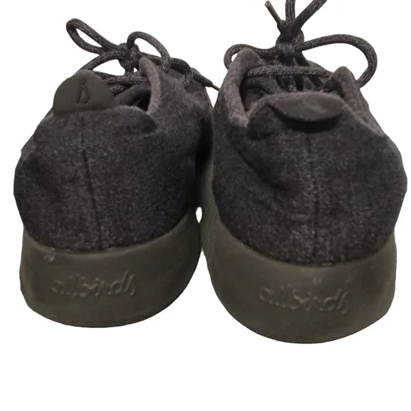 Allbirds Mens Wool Runners Mizzle 1119 NV1 Black Low Top Sneaker‎ Shoes Size 9B