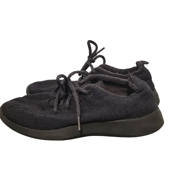 Allbirds Mens Wool Runners Mizzle 1119 NV1 Black Low Top Sneaker‎ Shoes Size 9B