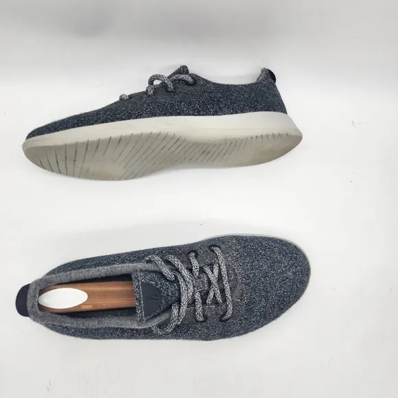 Allbirds Merino Wool Runners Shoes Mens Size 10 Lace Up Sneakers Natural Gray