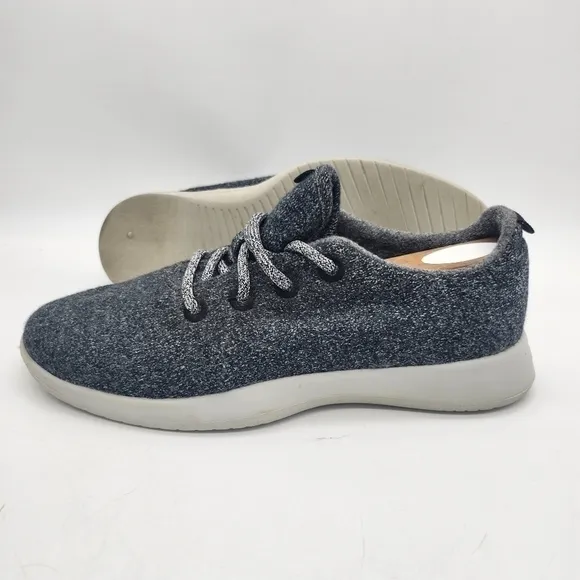 Allbirds Merino Wool Runners Shoes Mens Size 10 Lace Up Sneakers Natural Gray