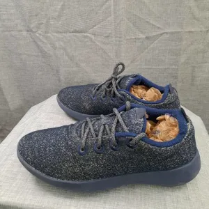 Allbirds Shoes Mens Size 13 WRM Wool Runner Mizzles Shoes Blue Low Top 0521 NV1